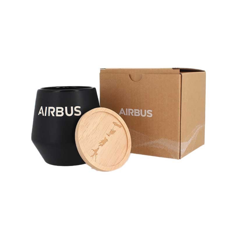 Tasse noire Airbus