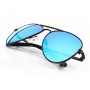 Lunettes de soleil Aviateur enfants bleues