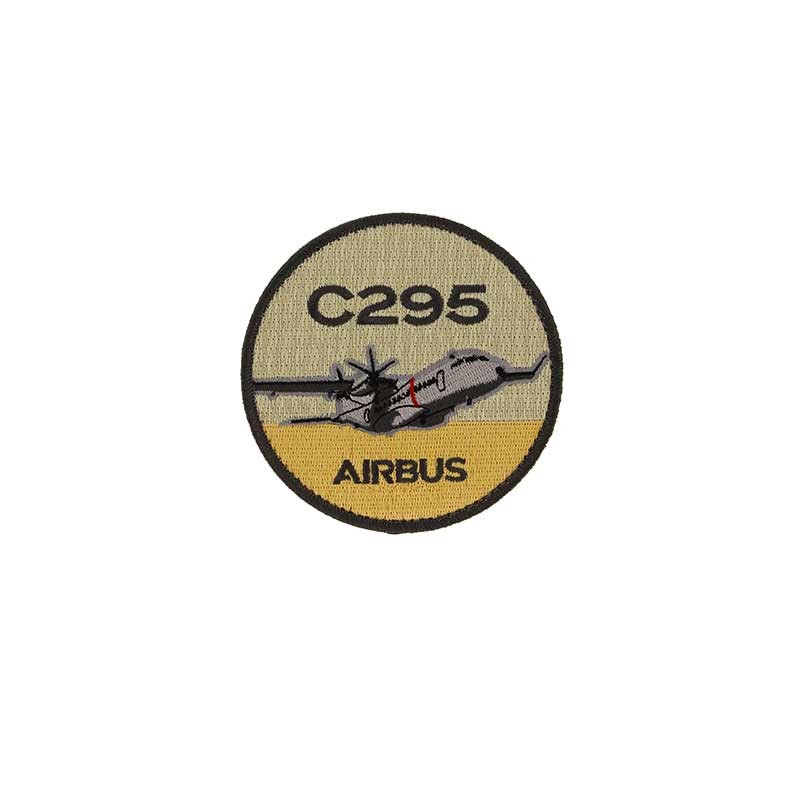 C295 embroidered badge with velcro.