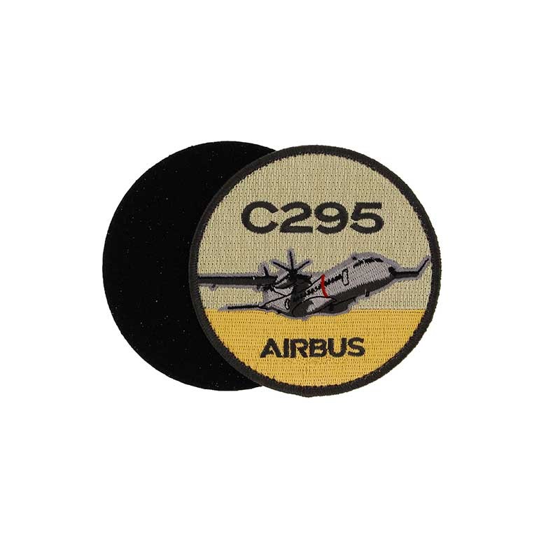 C295 embroidered badge with velcro.