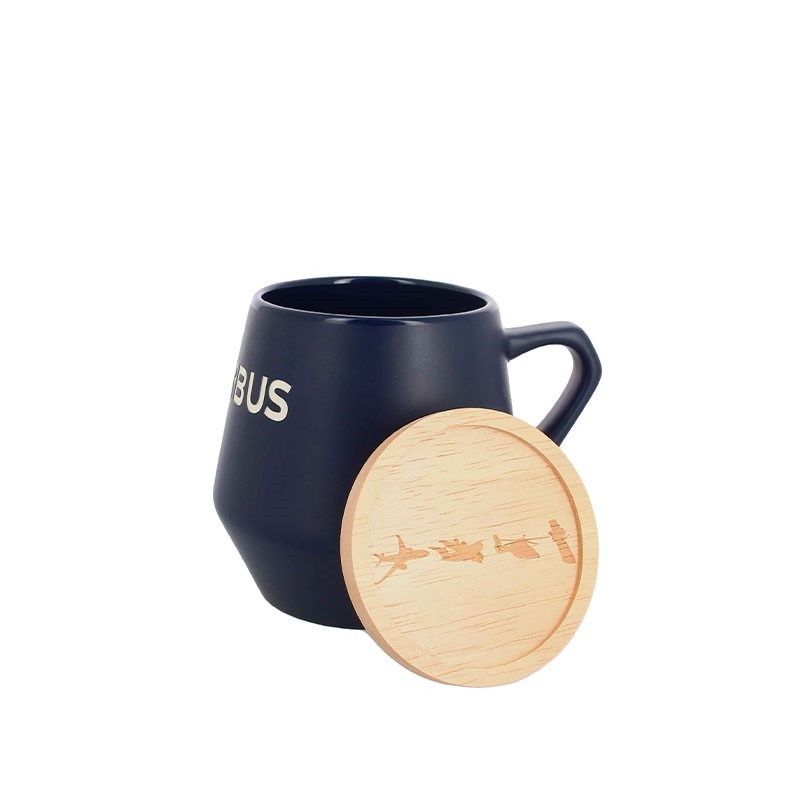 Taza azul Airbus