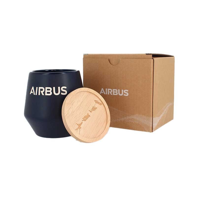 Airbus Becher blau