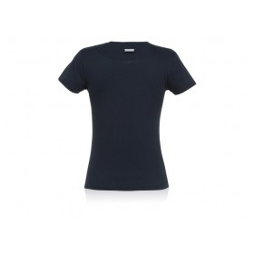 Camiseta mujer de algodon organico azul