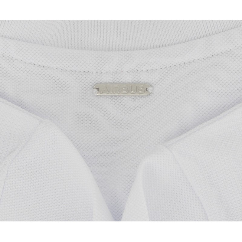 Polo blanc femme en coton bio GOTS