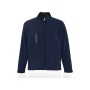 Men's softshell zipped jacket