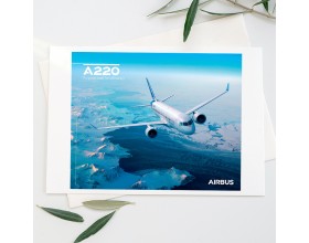 A220 Poster sky view