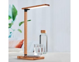 Wood desk lamp
