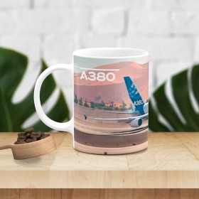 A380 collection mug ground view