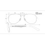 Lunettes en fibre de carbone Aviateur G3