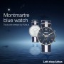 Reloj azul Airbus Montmartre