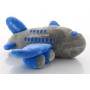 Airbus A380 plush plane blue grey Aircraft model