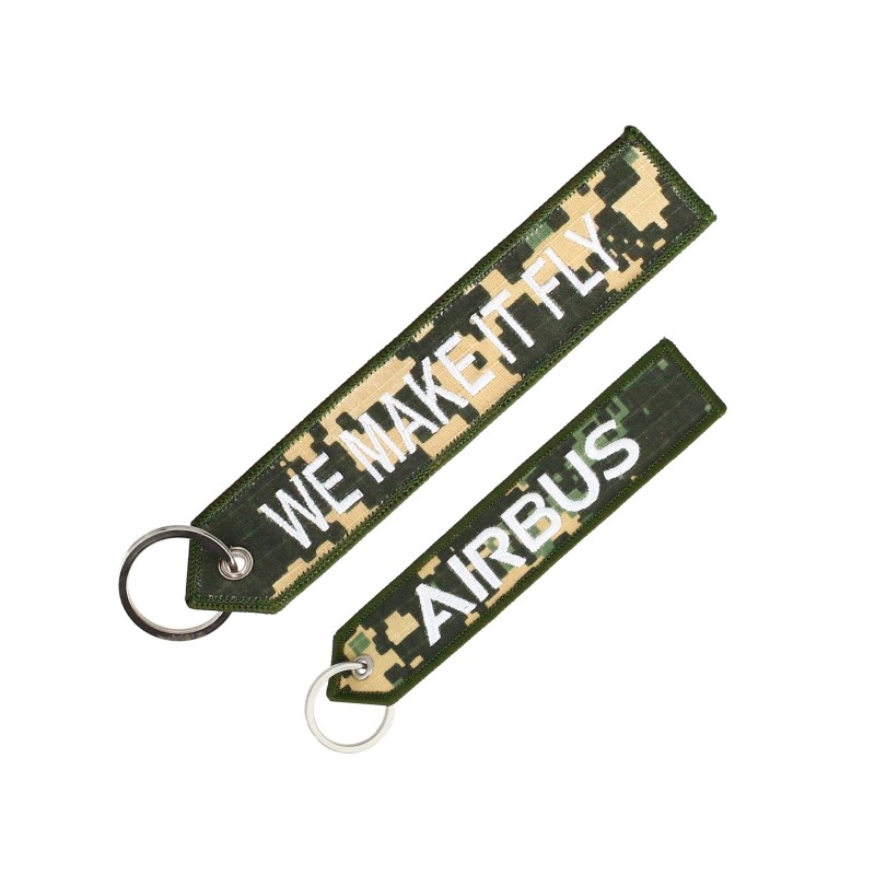 Military Airbus "We make it fly" key ring