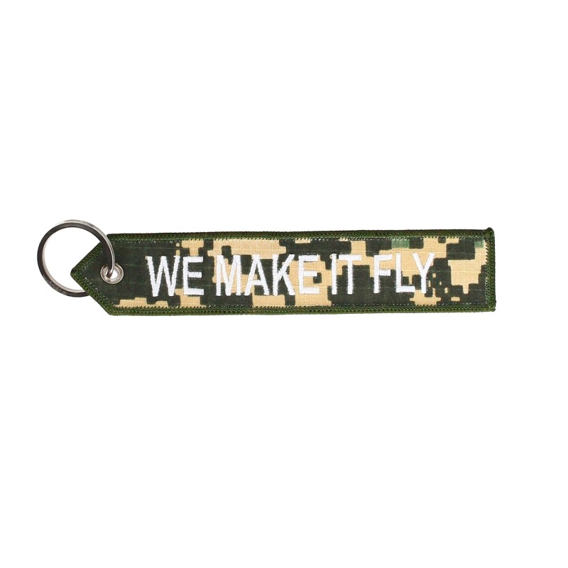 Porte-clés militaire "We make it fly"