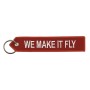 Llavero rojo Airbus "we make it fly"