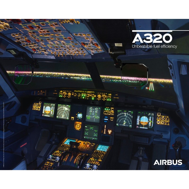 Poster A320neo Cockpitansicht