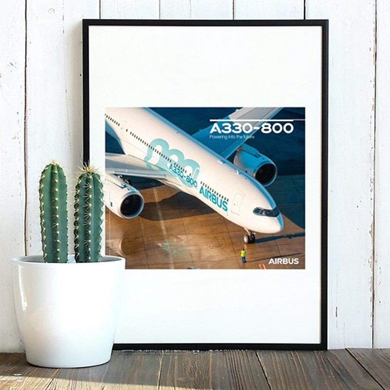 Poster A330neo vue au sol