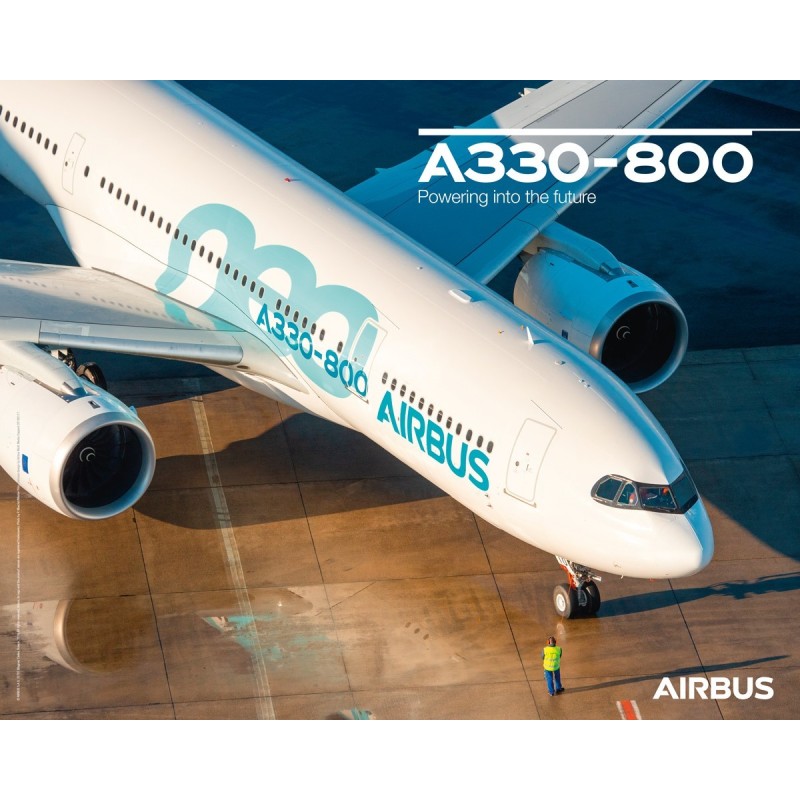 Poster A330neo Bodenansicht