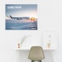 Poster A350-900 Bodenansicht