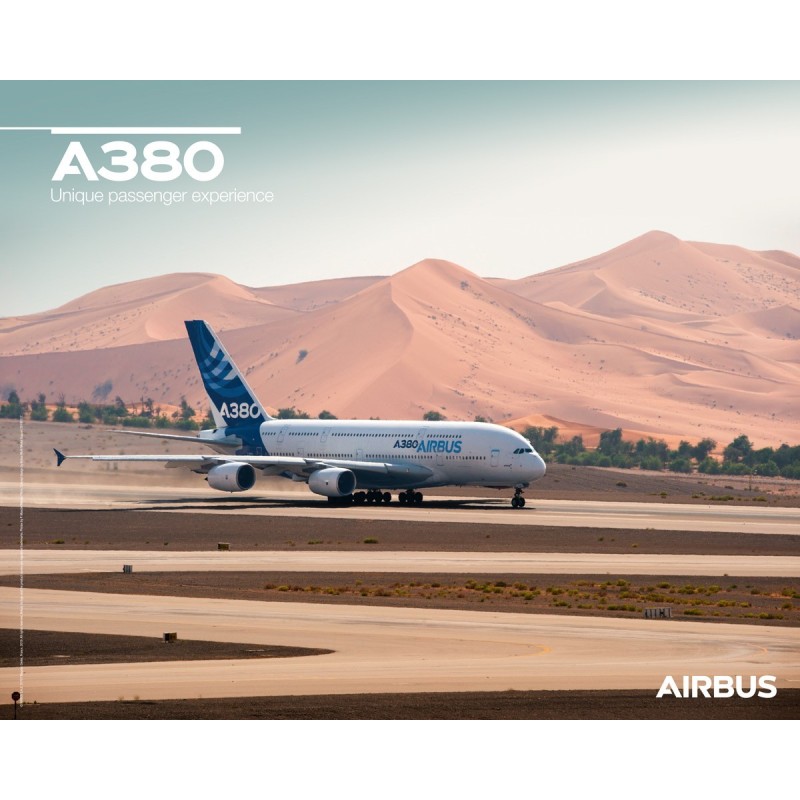 Poster A380 Bodenansicht